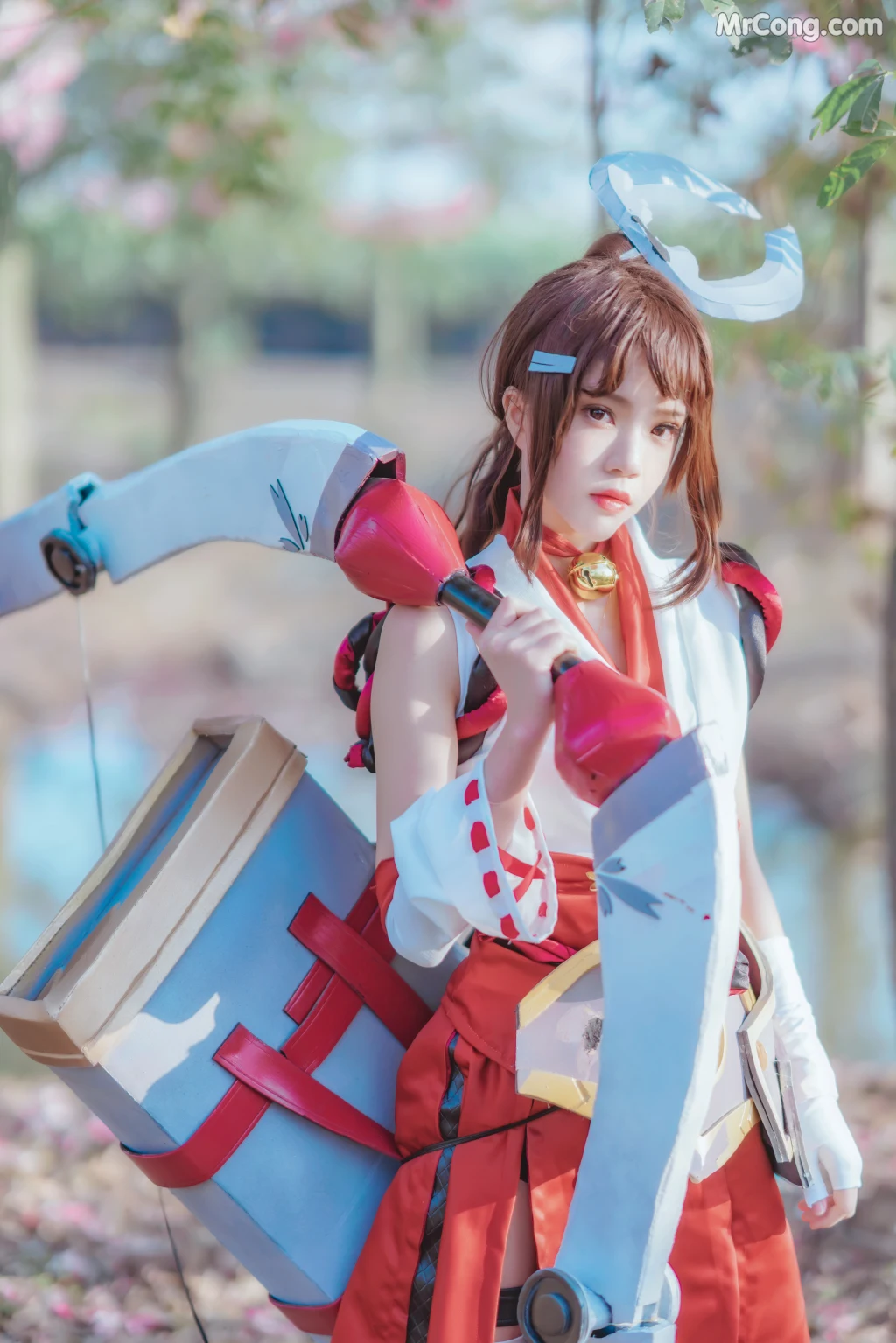 Coser@桜桃喵 Vol.134: 花见巫女 (32 photos) – Page 3
