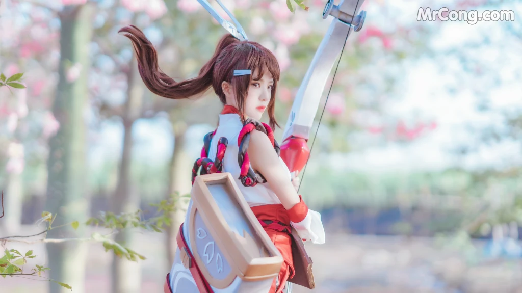 Coser@桜桃喵 Vol.134: 花见巫女 (32 photos) – Page 3