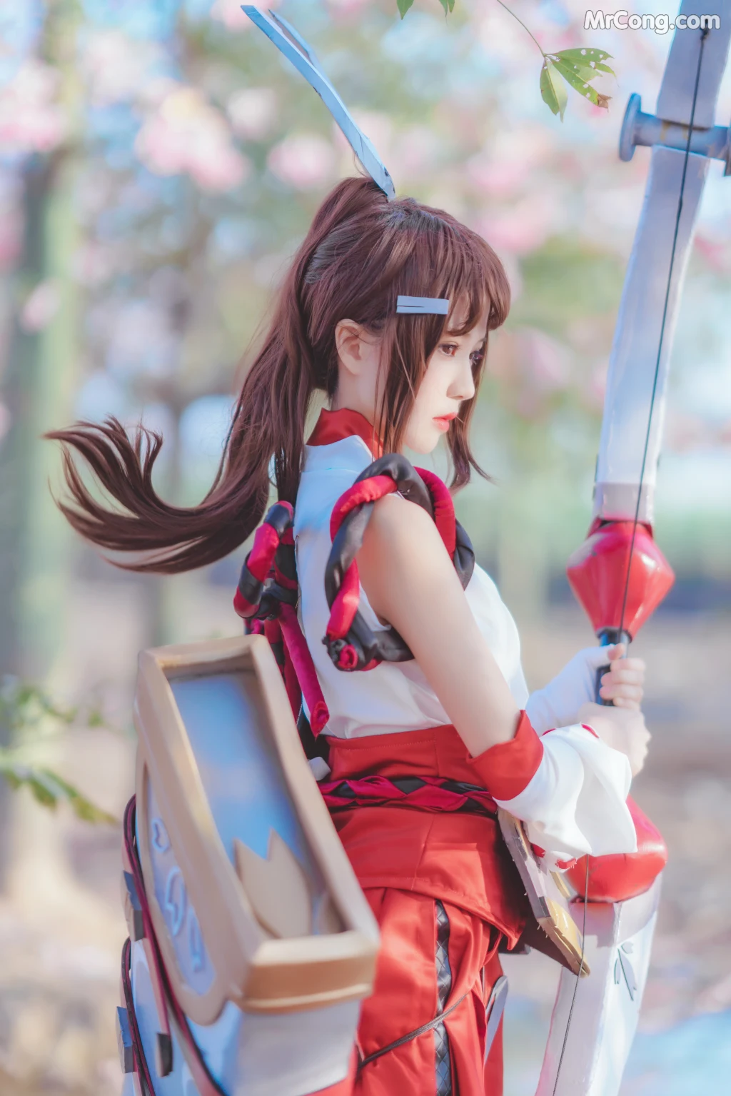 Coser@桜桃喵 Vol.134: 花见巫女 (32 photos) – Page 3