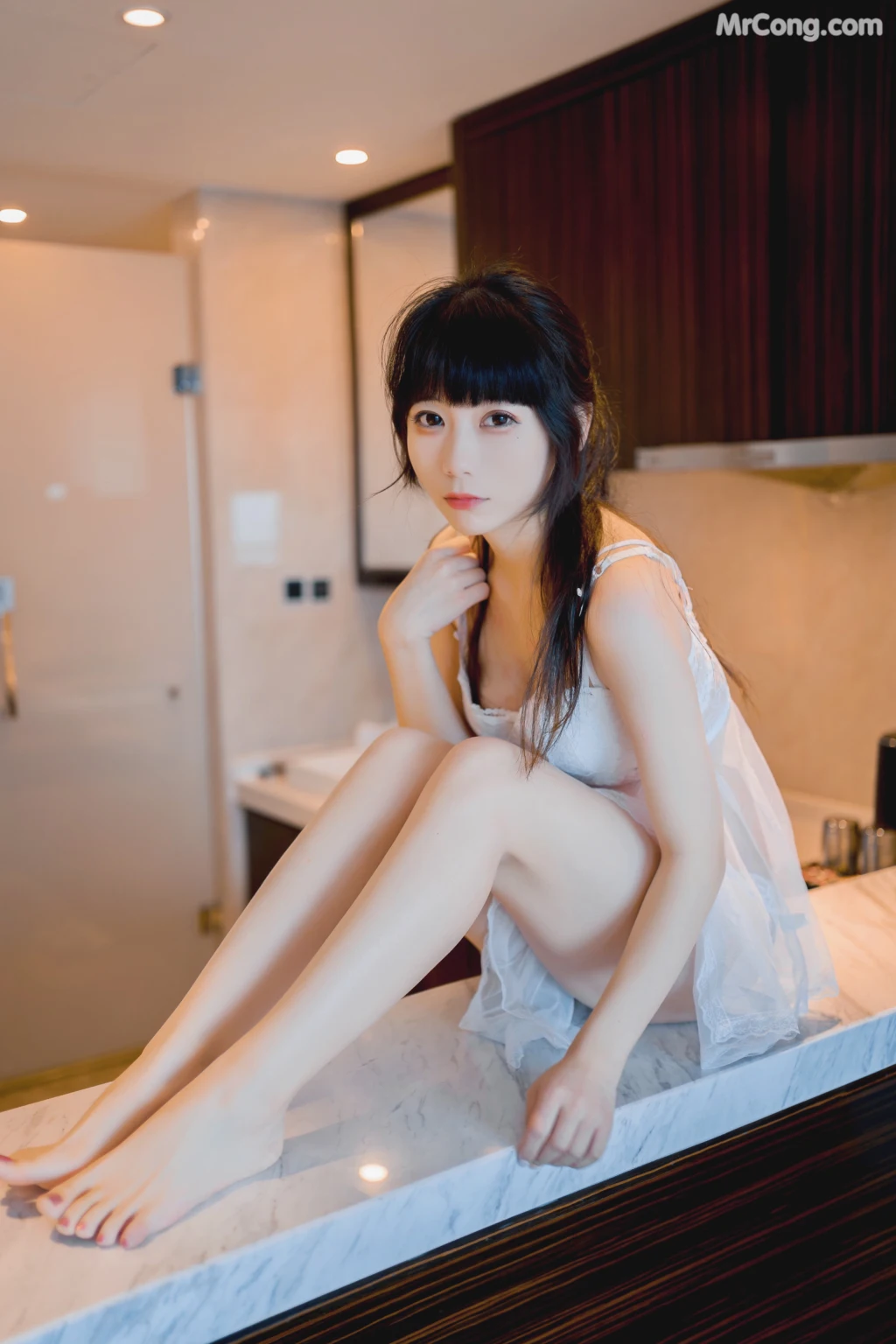 Coser@usejan蓝蓝 Vol.004: 薄纱睡衣 (42 photos)