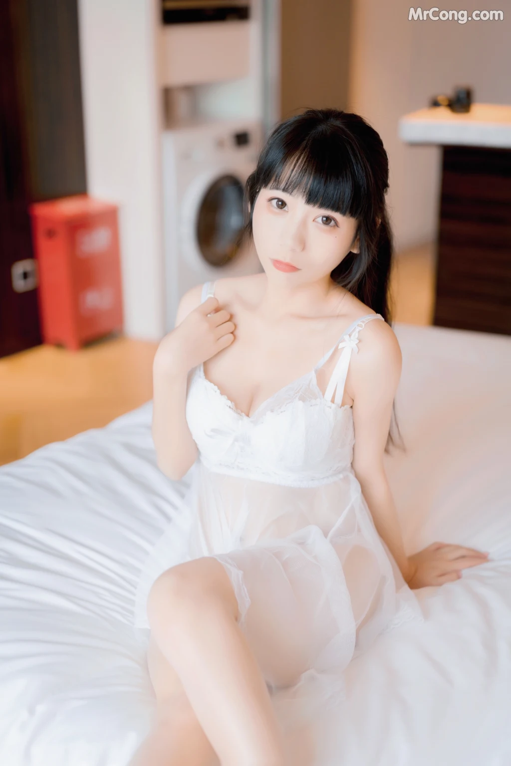 Coser@usejan蓝蓝 Vol.004: 薄纱睡衣 (42 photos)
